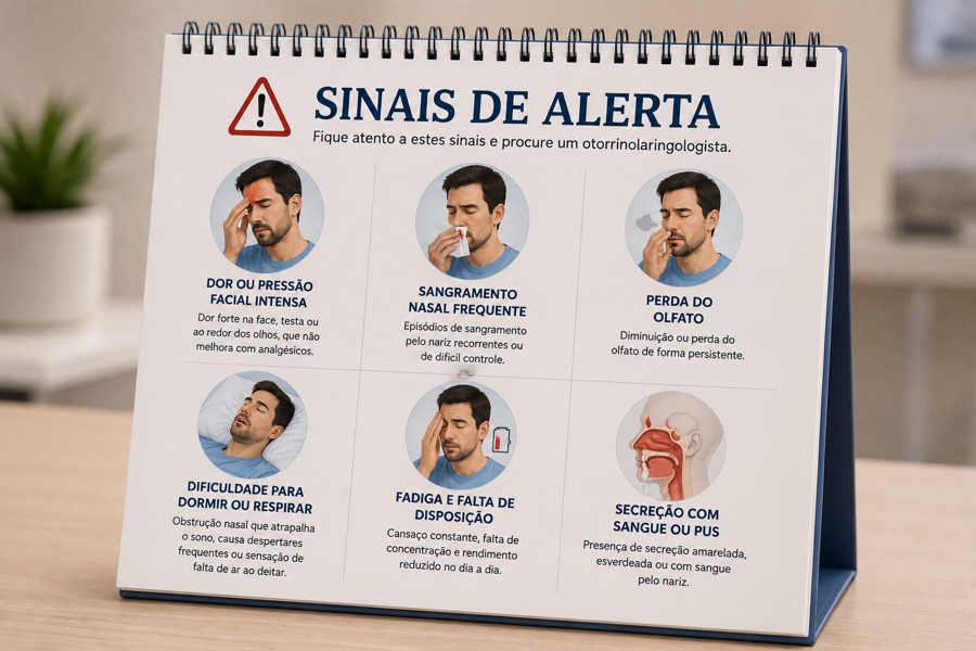 Sinais de alerta para procurar um otorrinolaringologista