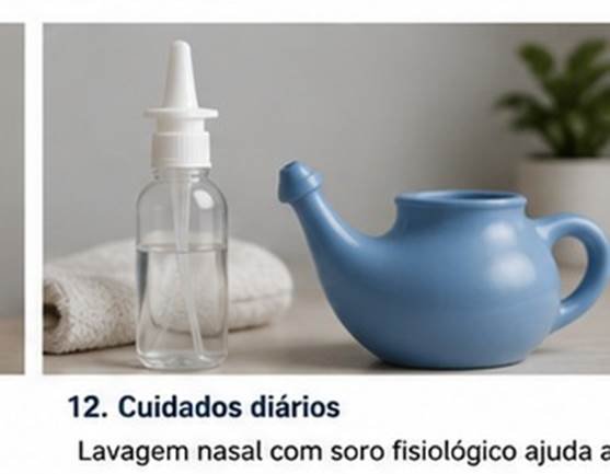 Cuidados diários para hidratar e proteger a mucosa nasal